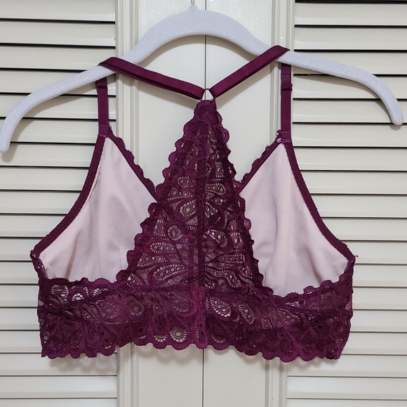 Daytrip Burgundy Racerback Bralette - Picture 2 of 4